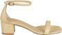 Stuart Weitzman Tarwe Sandalen met Geweven Design Beige Dames - Thumbnail 2