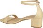 Stuart Weitzman Tarwe Sandalen met Geweven Design Beige Dames - Thumbnail 3