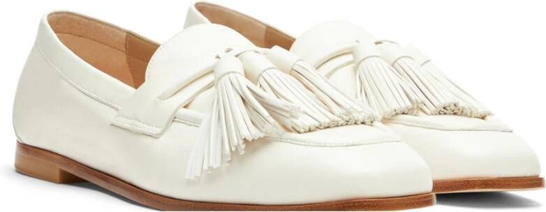 Stuart Weitzman Tassel Loafer Beige Dames