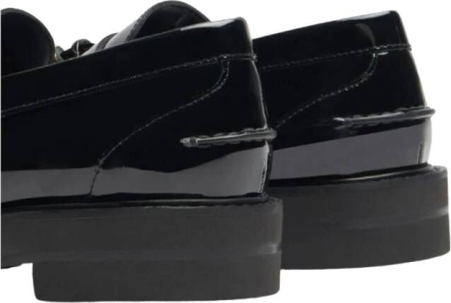 Stuart Weitzman Tassel Loafer met verhoogde zool Black Dames