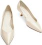 Stuart Weitzman V-Cut Pointed-Toe Pump White Dames - Thumbnail 4