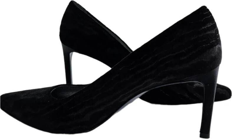 Stuart Weitzman Velvet Tessa Pumps Black Dames