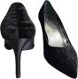 Stuart Weitzman Velvet Tessa Pumps Black Dames - Thumbnail 3