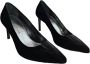 Stuart Weitzman Velvet Tessa Pumps Black Dames - Thumbnail 5