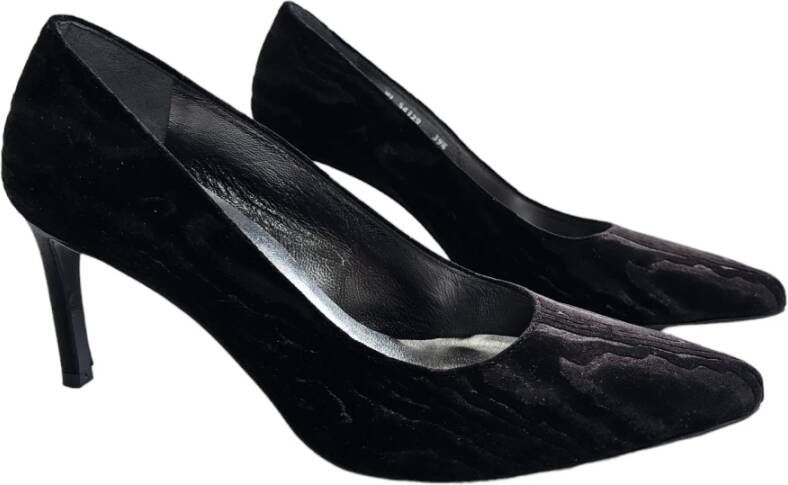 Stuart Weitzman Velvet Tessa Pumps Black Dames