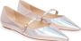 Stuart Weitzman Verstelbare Band Mary Jane Flat Beige Dames - Thumbnail 2