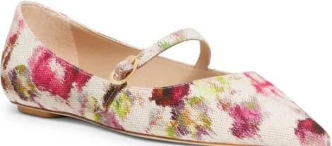 Stuart Weitzman Verstelbare Mary Jane Platte Schoen Multicolor Dames