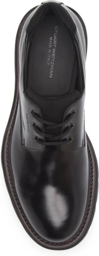 Stuart Weitzman Veterschoen van kalfsleer Black Heren