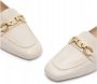 Stuart Weitzman Vierkante Signature Mocassins White Dames - Thumbnail 4