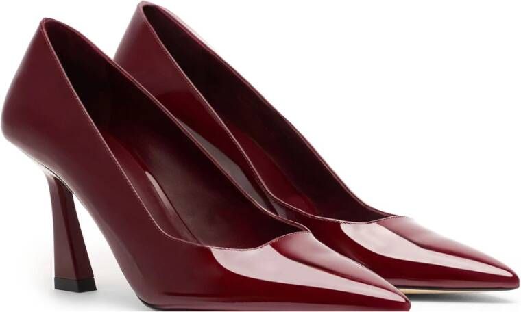 Stuart Weitzman Vinnie 85 Pomp Red Dames