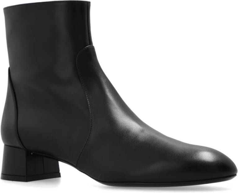 Stuart Weitzman Vivienne enkellaarsjes met hak Black Dames