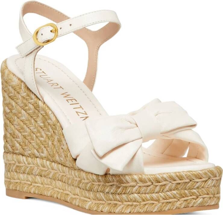 Stuart Weitzman Wedges White Dames