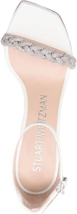 Stuart Weitzman Witte hoge hak sandalen White Dames