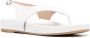 Stuart Weitzman Witte leren teenslipper White Dames - Thumbnail 2