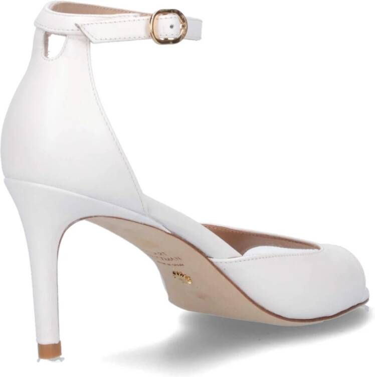 Stuart Weitzman Witte Sandalen Sandali White Dames