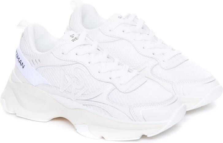 Stuart Weitzman Witte Sneakers voor Vrouwen White Dames