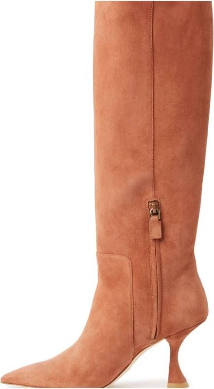 Stuart Weitzman Xcurve 85 Slouch Boots Bruin Dames