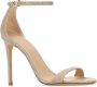 Stuart Weitzman Zilveren stof Nudist II Sandalen Gray Dames - Thumbnail 2