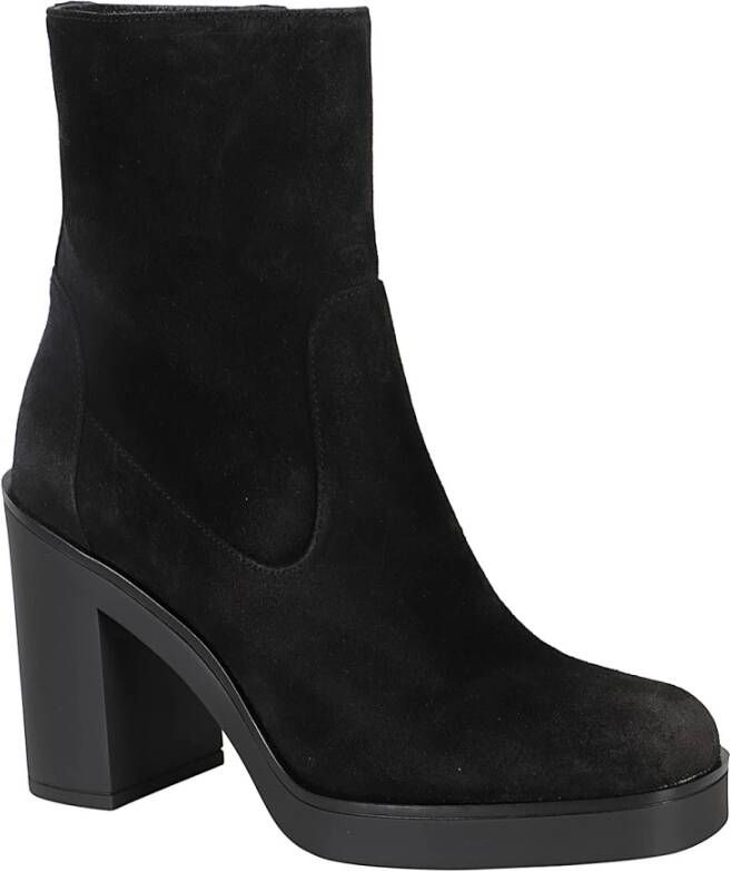 Stuart Weitzman Zip Bootie voor vrouwen Black Dames