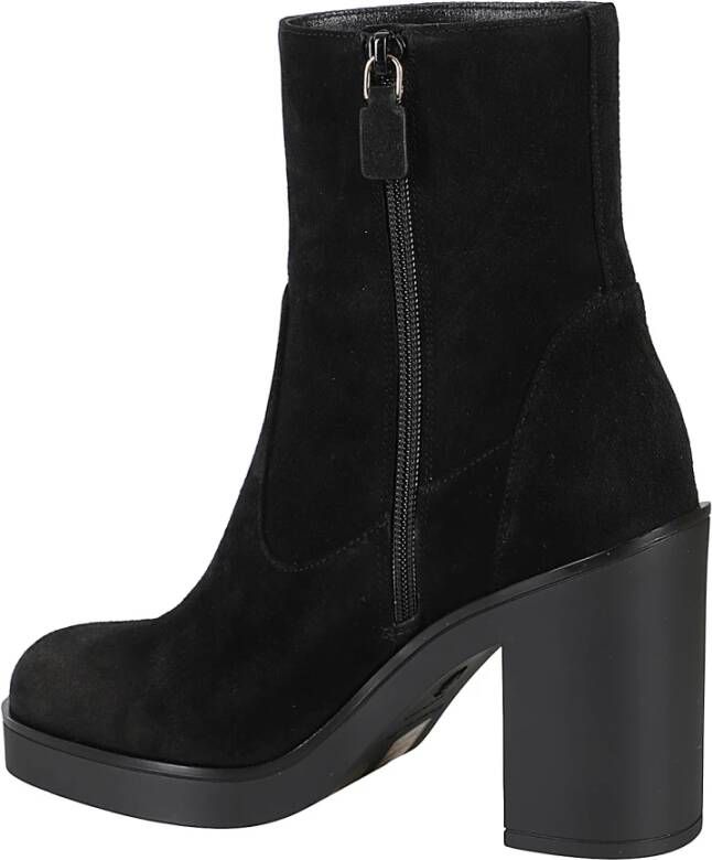 Stuart Weitzman Zip Bootie voor vrouwen Black Dames