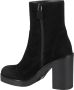 Stuart Weitzman Zip Bootie voor vrouwen Black Dames - Thumbnail 3