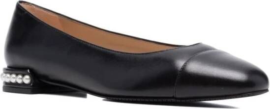 Stuart Weitzman Zwarte Ballerina Schoenen voor Vrouwen Black Dames