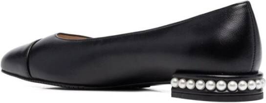 Stuart Weitzman Zwarte Ballerina Schoenen voor Vrouwen Black Dames