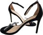 Stuart Weitzman Zwarte Bow Sandalen met Strass Detail Black Dames - Thumbnail 6