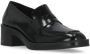 Stuart Weitzman Zwarte Eco Leren Loafers Vierkante Neus Black Dames - Thumbnail 4