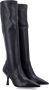 Stuart Weitzman Zwarte Gesloten Stretchlaars Naomi Black Dames - Thumbnail 2