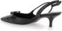 Stuart Weitzman Zwarte Hak Slingback Tully 50 Black Dames - Thumbnail 3