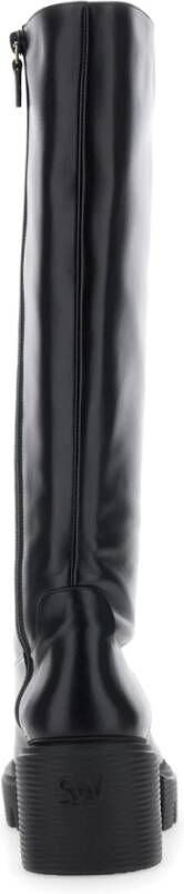 Stuart Weitzman Zwarte Kniehoge Laars Black Dames