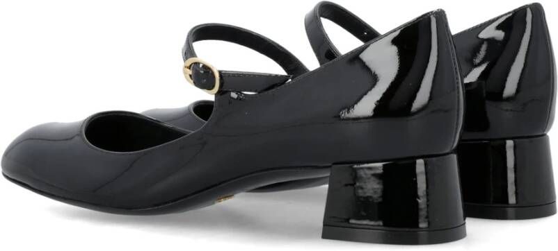 Stuart Weitzman Zwarte Lakleren Mary Jane Schoenen Black Dames