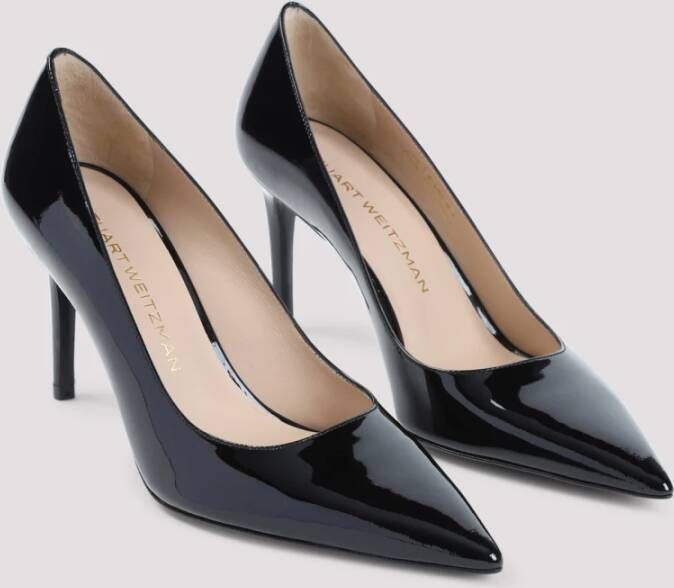 Stuart Weitzman Zwarte Lakleren Pumps Black Dames