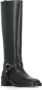 Stuart Weitzman Stoere Moto-geïnspireerde Kniehoge Laars Black Dames - Thumbnail 3