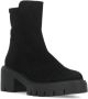 Stuart Weitzman Zwarte Leren Dameslaarzen Ronde Neus Black Dames - Thumbnail 3