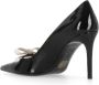 Stuart Weitzman Zwarte leren décolleté met strikdetail Black Dames - Thumbnail 4