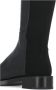 Stuart Weitzman Zwarte Leren en Stoffen Dameslaarzen Black Dames - Thumbnail 10