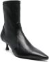 Stuart Weitzman Zwarte Leren Kitten Heel Laarzen Black Dames - Thumbnail 8