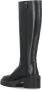 Stuart Weitzman Zwarte Leren Laarzen Ronde Neus Rits Black Dames - Thumbnail 4