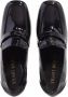 Stuart Weitzman Zwarte leren loafer met blokhak Black Dames - Thumbnail 5