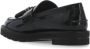 Stuart Weitzman Zwarte Leren Loafers met Kwastdetail Black Dames - Thumbnail 4