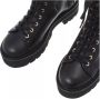 Stuart Weitzman Zwarte Leren Plateau Enkellaarzen Black Dames - Thumbnail 4