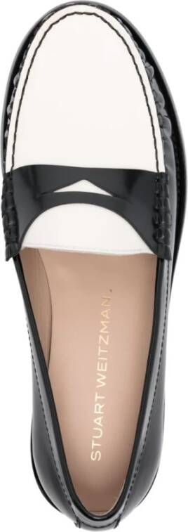 Stuart Weitzman Zwarte platte schoenen Black Dames