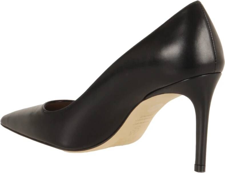 Stuart Weitzman Zwarte puntige neus hoge hak pumps Black Dames