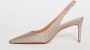 Stuart Weitzman Zwarte puntige stiletto pumps Beige Dames - Thumbnail 3