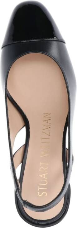 Stuart Weitzman Zwarte Slingback Hakken Schoenen Black Dames