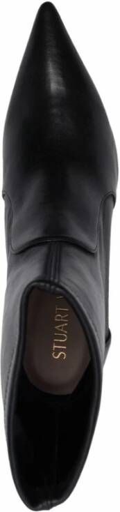 Stuart Weitzman Zwarte Strbootie Enkellaars Black Dames