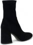 Stuart Weitzman Zwarte Suède Enkellaarzen Black Dames - Thumbnail 2