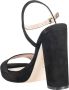 Stuart Weitzman Zwarte Suède Schoenen Black Dames - Thumbnail 3